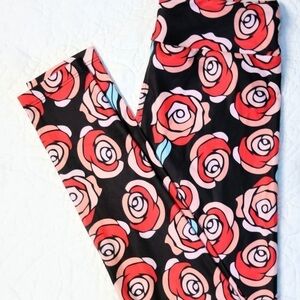 Rose of Beauty - Adult Casual Cloud Soft Yoga Band Clara Leggings​​​​​​​​​​